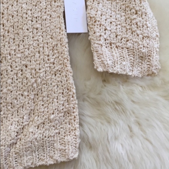 Astr Oversized Oatmeal Slash Back Sweater - Picture 3 of 7